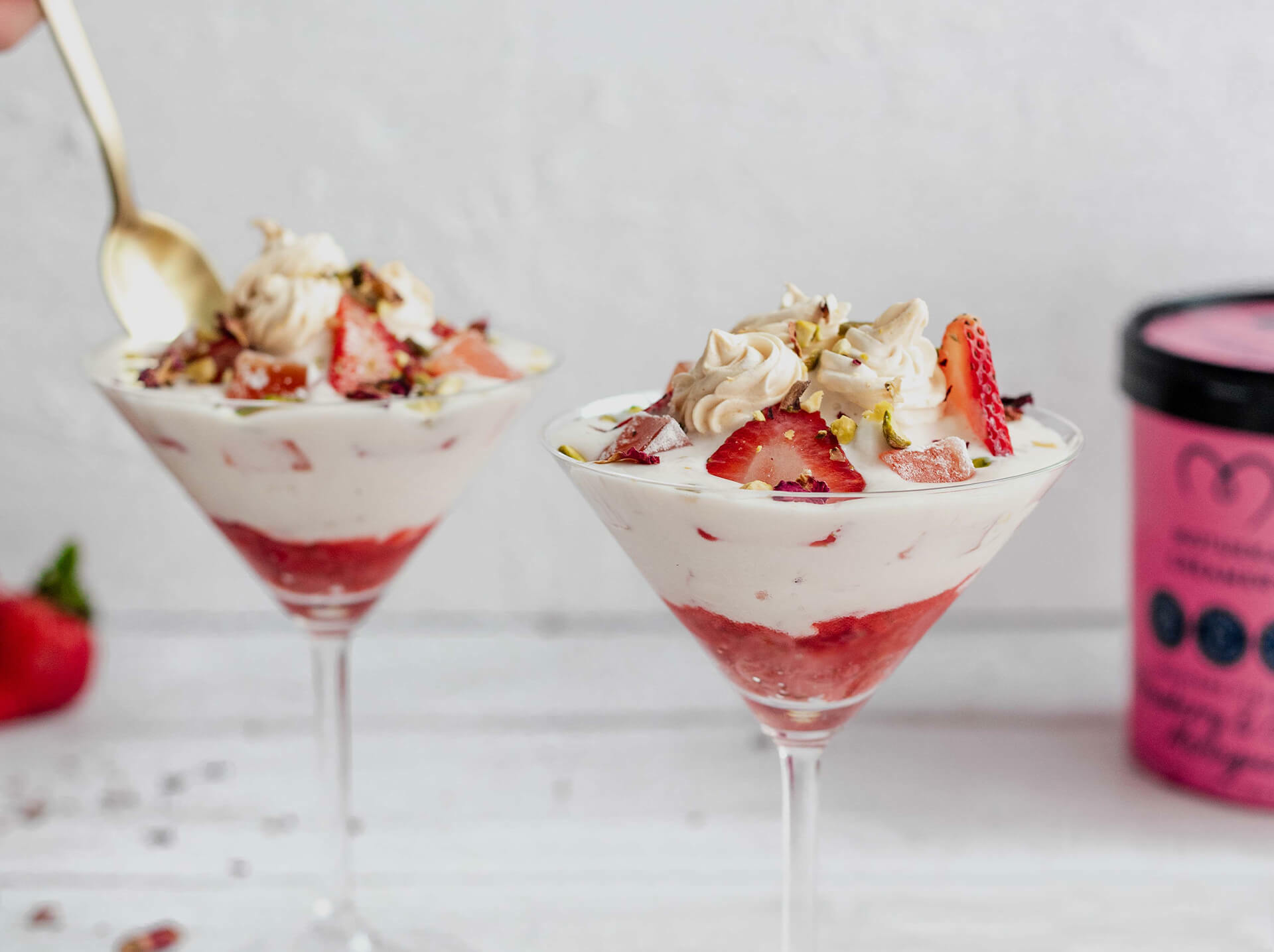 Turkish Delight Pavlova Parfait